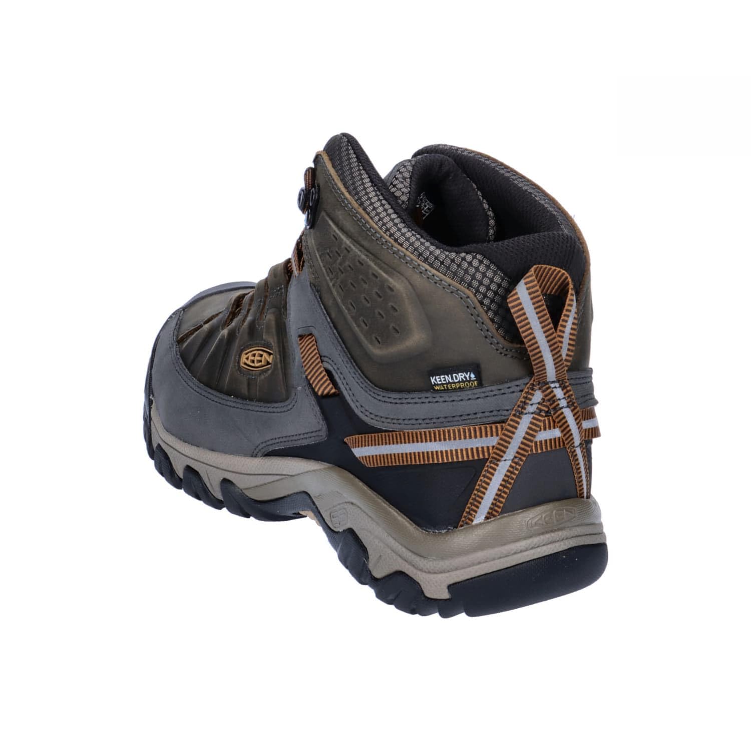 KEEN Targhee III Mid WaterProof - Men's Black Olive/Golden Brown Shoe Deals Outlet