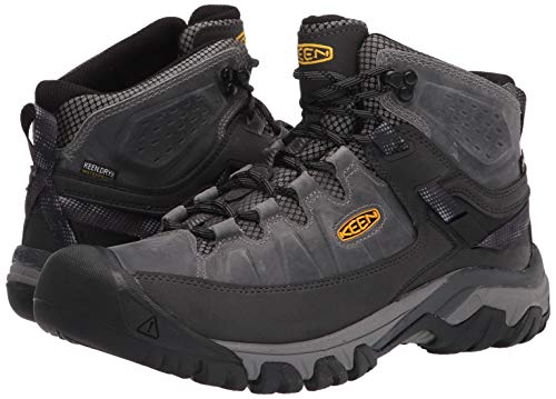 KEEN Targhee III Mid WaterProof - Men's Drizzle/Keen Yellow Shoe Deals Outlet