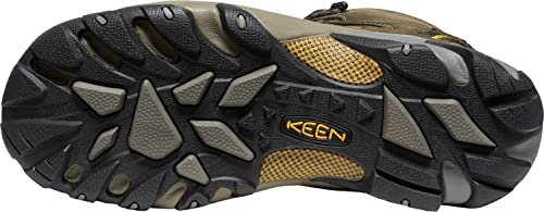 KEEN Targhee ll Mid Waterproof - Men's Black Olive/Yellow Shoe Deals Outlet