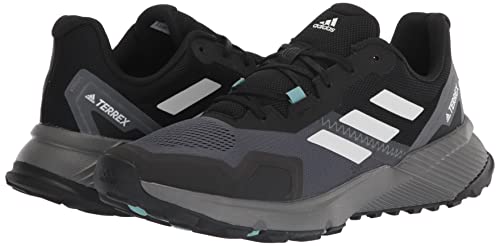 adidas Terrex Soulstride - Women's Black/Crystal White/Mint Ton Shoe Deals Outlet