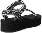 Teva Flatform Bandana Black / Birch 10 M 196565095794 Shoe Deals Outlet