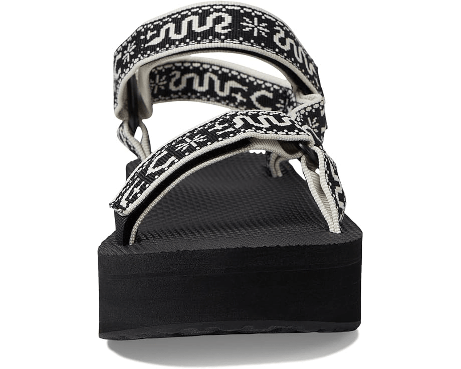 Teva Flatform Bandana Black / Birch 10 M 196565095794 Shoe Deals Outlet