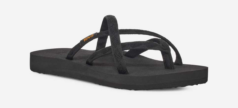 Teva Olowahu Flip - Flop Black 6 M 737045703114 Shoe Deals Outlet