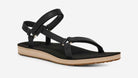 Teva Original Universal Sandal Slim Leather Black / Tan 6 M 197634662671 Shoe Deals Outlet