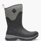 The Original Muck Boot Company Arctic Ice Mid Boot + Vibram Arctic Grip A.T. Black / Gray Geo 5 M 664911118133 Shoe Deals Outlet