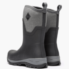 The Original Muck Boot Company Arctic Ice Mid Boot + Vibram Arctic Grip A.T. Black / Gray Geo 5 M 664911118133 Shoe Deals Outlet