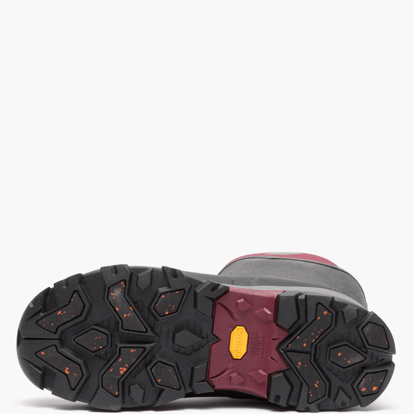 The Original Muck Boot Company Arctic Ice Tall Boot + Vibram Arctic Grip A.T. Black / Wine 5 M 664911117990 Shoe Deals Outlet