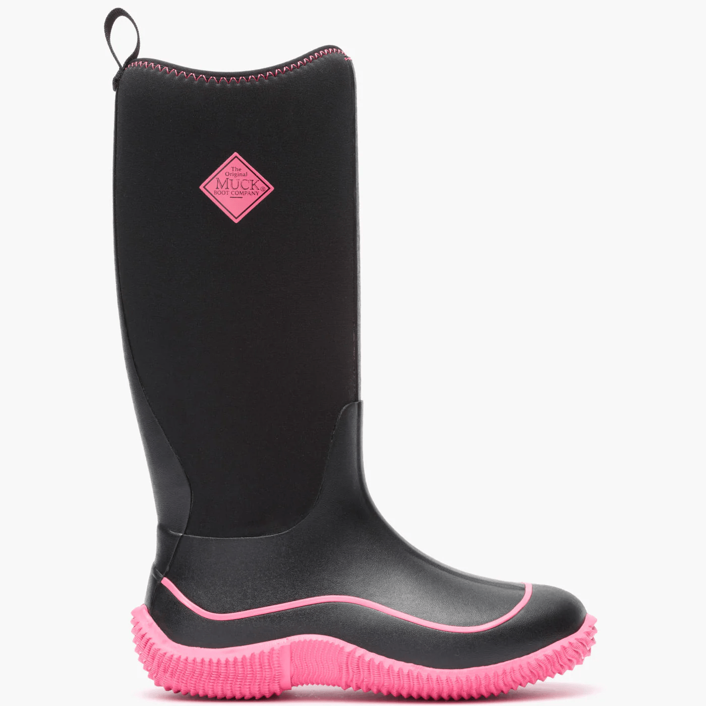 The Original Muck Boot Company Hale Black / Pink 9 M 664911021693 Shoe Deals Outlet