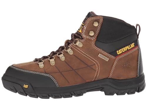 Caterpillar Threshold Waterproof Soft - Toe Boots - Men's Real Brown Shoe Deals Outlet