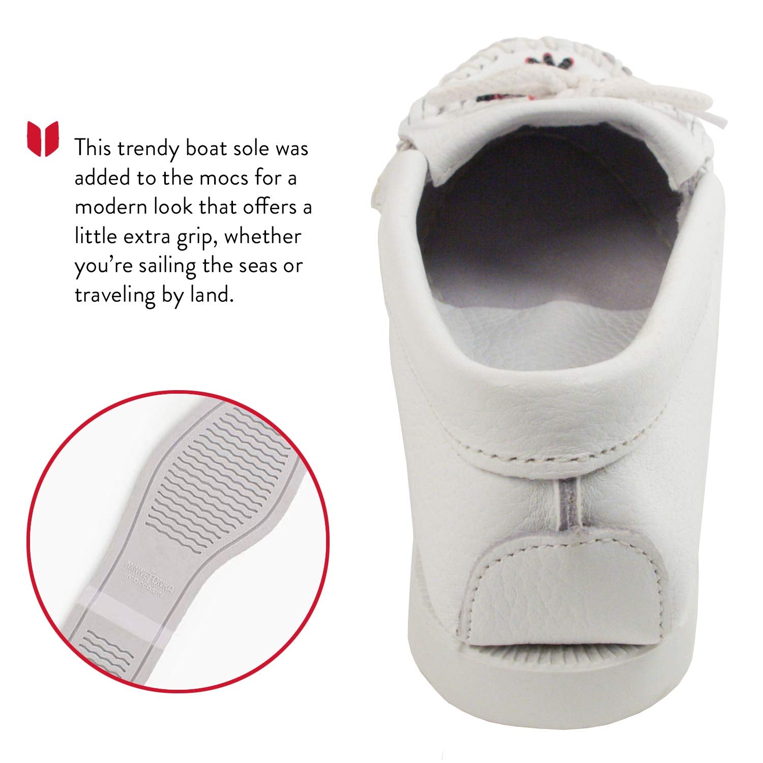 Minnetonka Thunderbird Moccasins - Women's White Shoe Deals Outlet