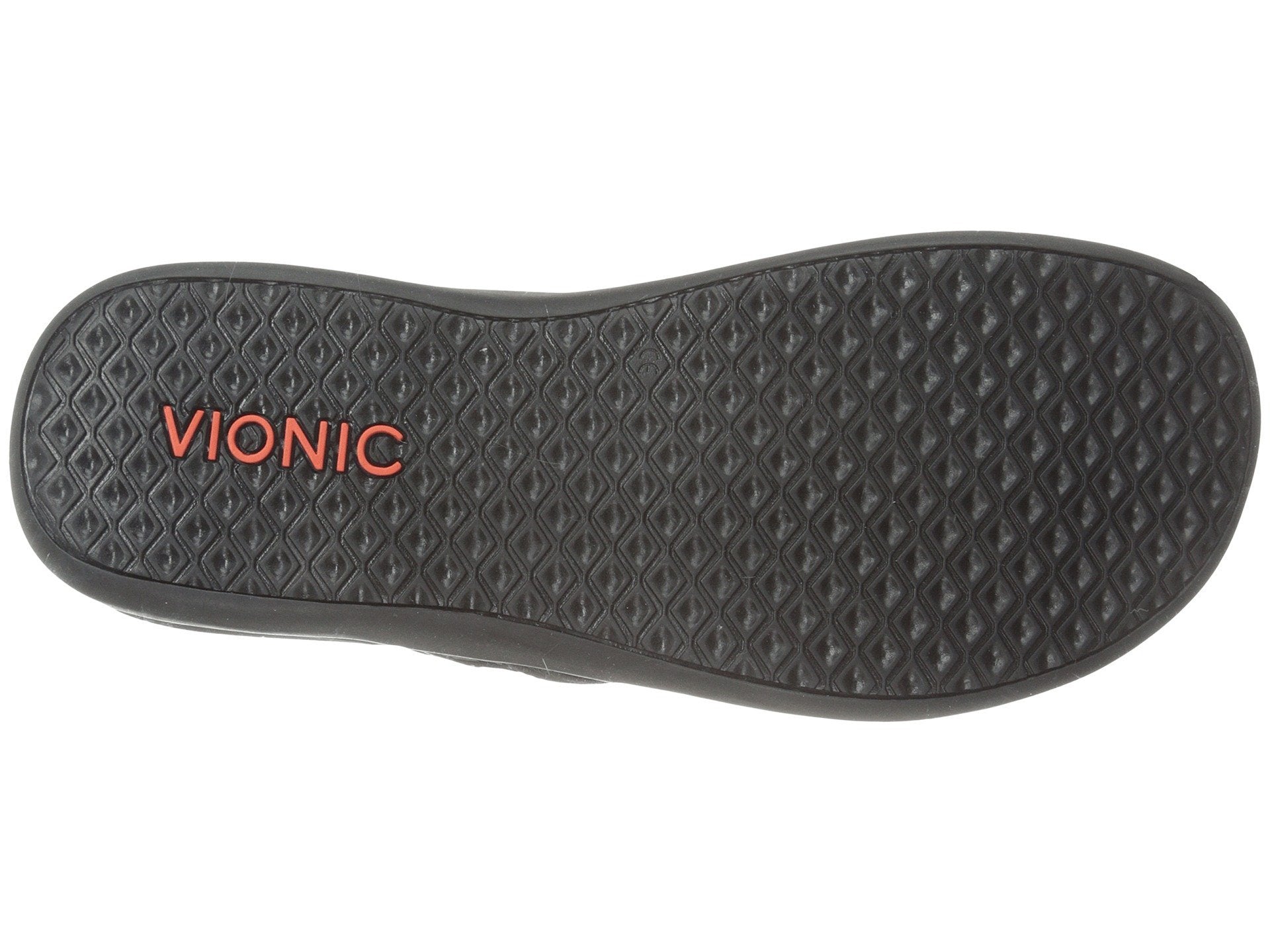 VIONIC Tide II Toe Post Sandal - Women's Black Patent Shoe Deals Outlet