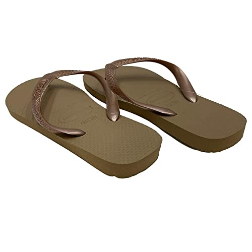 Havaianas Top Flip Flops - Unisex Rose Gold Shoe Deals Outlet