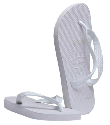 Havaianas Top Flip Flops - Unisex White Shoe Deals Outlet