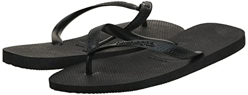 Havaianas Top Flip Flops - Unisex Black Shoe Deals Outlet