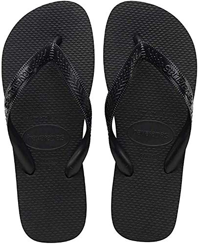 Havaianas Top Flip Flops - Unisex Black Shoe Deals Outlet