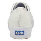 Keds Triple Kick Leather - Women's White Shoe Deals Outlet