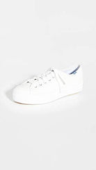 Keds Triple Kick Leather - Women's White Shoe Deals Outlet