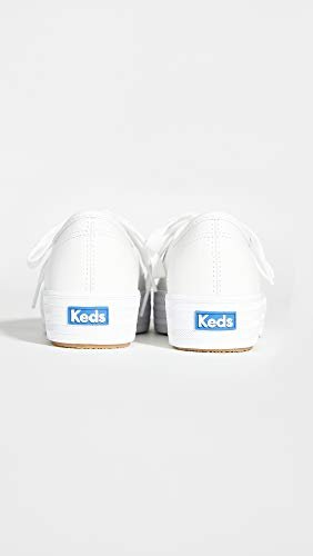 Keds Triple Kick Leather - Women's White Shoe Deals Outlet