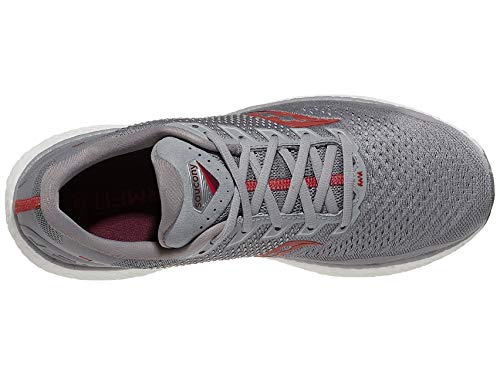 Saucony Triumph 18 - Men's Alloy/Red Shoe Deals Outlet