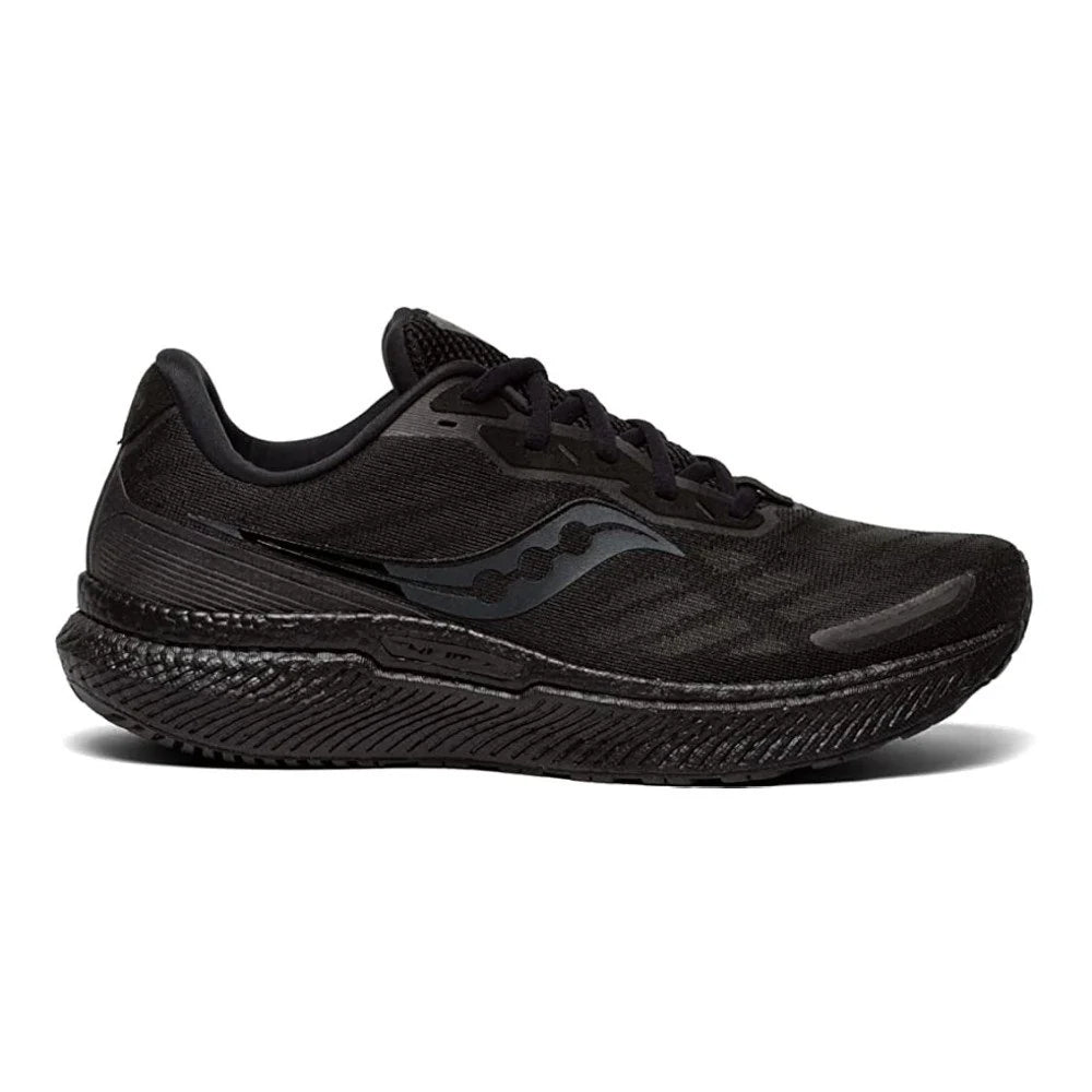 Saucony Triumph 19 - Men's Triple Black Shoe Deals Outlet