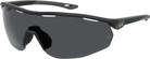 Under Armour UA Gametime Wrap Sunglasses Matte Black/Grey 99mm 716736383811 Shoe Deals Outlet