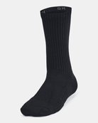 Under Armour UA Training Cotton Socks Black / White 8.5 - 9.5 883096898375 Shoe Deals Outlet