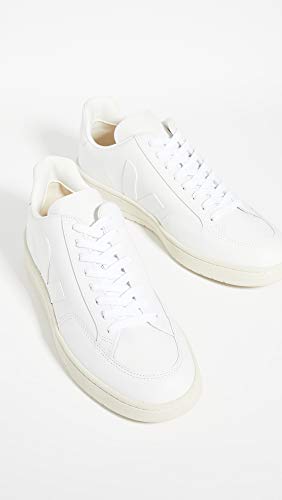 VEJA V - 12 LEATHER - Men's White Shoe Deals Outlet