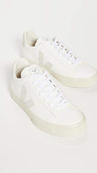 VEJA V - 12 LEATHER - Men's White/Sable Shoe Deals Outlet