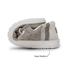 Hey Dude Wally Linen - Men's Natural Khaki Shoe Deals Outlet