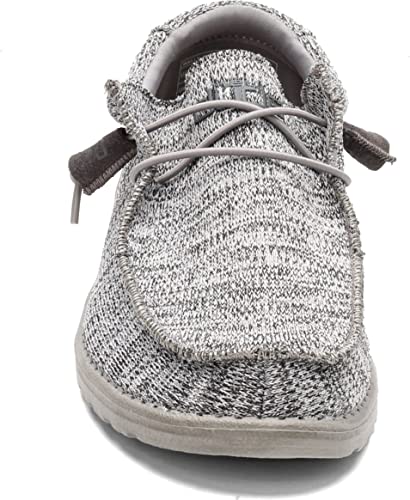 Hey Dude Wally Sox - Men's Grey Shoe Deals Outlet