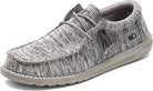 Hey Dude Wally Sox - Men's Grey Shoe Deals Outlet