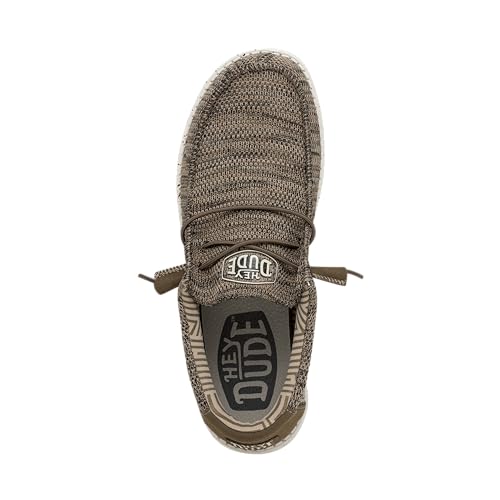 Hey Dude Wally Sox - Men's Brown Shoe Deals Outlet