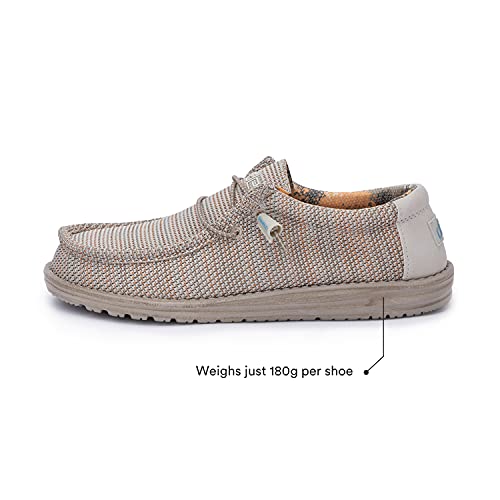 Hey Dude Wally Sox - Men's Safari Orange Shoe Deals Outlet