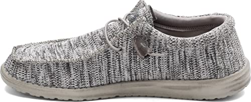Hey Dude Wally Sox - Men's Grey Shoe Deals Outlet