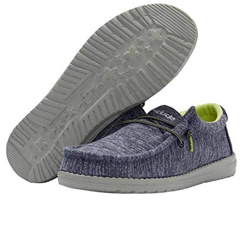 Hey Dude Wally Youth - Kids Navy Camo Shoe Deals Outlet