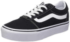 Vans Ward Platform Sneaker - Women's Black/White Shoe Deals Outlet
