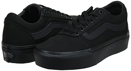 Vans Ward Platform Sneaker - Women's Black/Black Shoe Deals Outlet