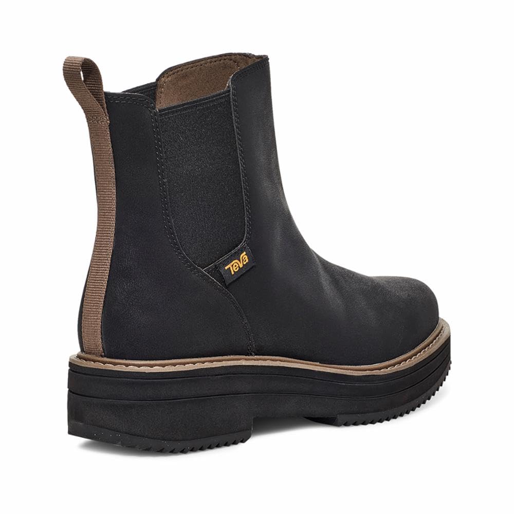 Teva Water Repellent Midform Chelsea - Women's Black Shoe Deals Outlet