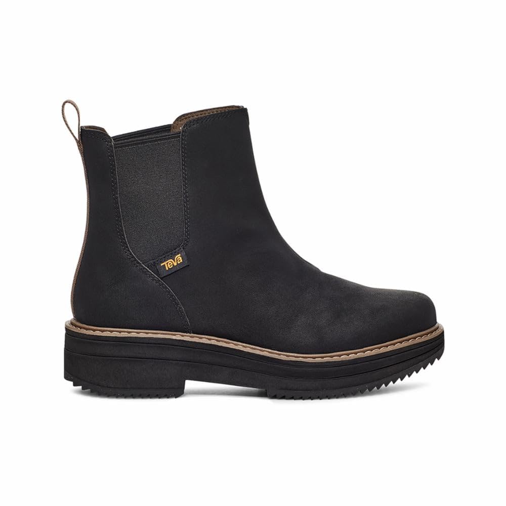 Teva Water Repellent Midform Chelsea - Women's Black Shoe Deals Outlet