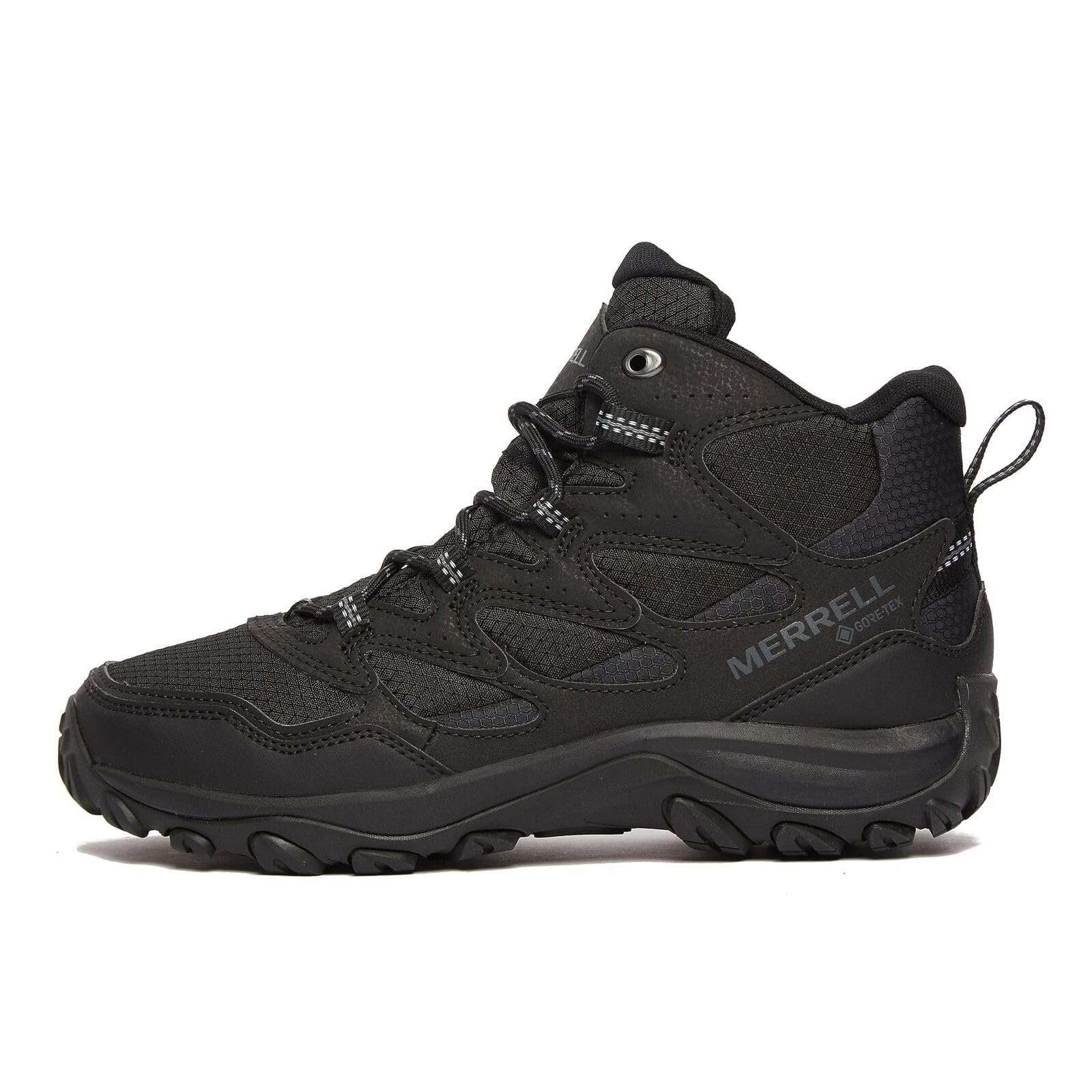 Merrell West Rim Sport Mid Gore - Tex - Men's Black Shoe Deals Outlet