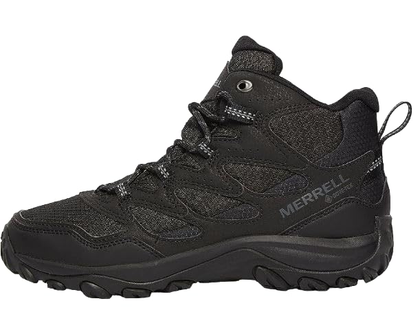 Merrell West Rim Sport Mid Gore - Tex - Men's Black Shoe Deals Outlet