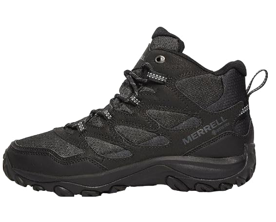 Merrell West Rim Sport Mid Gore - Tex - Men's Black Shoe Deals Outlet