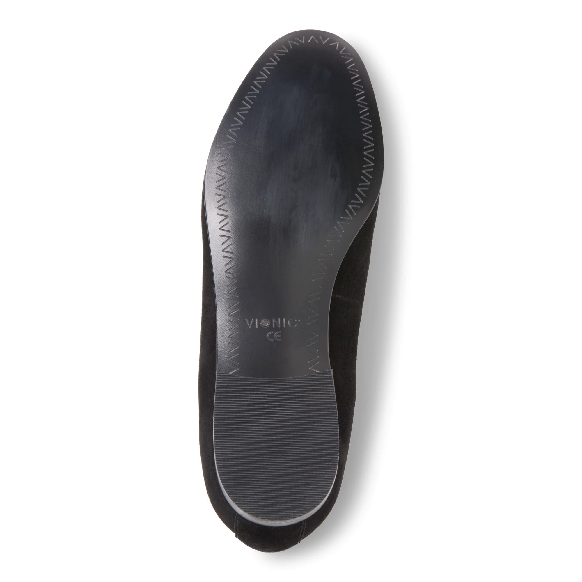 VIONIC Willa Flat Loafer - Women's BLACK SUEDE Shoe Deals Outlet