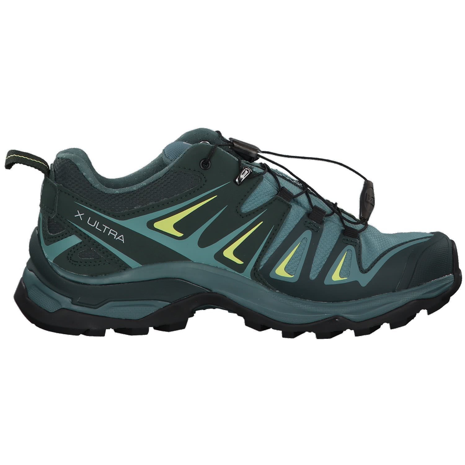 Salomon X Ultra 3 GTX - Women's Artic/Darkest Spruce/Sunny Lime Shoe Deals Outlet
