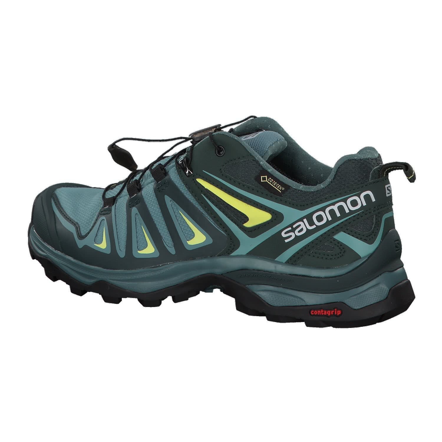 Salomon X Ultra 3 GTX - Women's Artic/Darkest Spruce/Sunny Lime Shoe Deals Outlet
