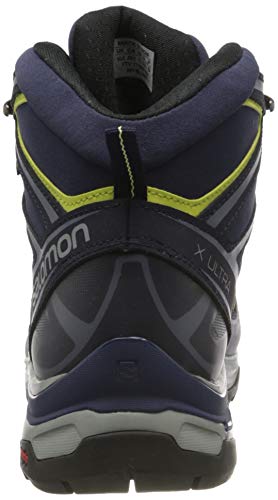 Salomon X Ultra 3 Mid GTX - Women's Crown Blue/Evening Blue/Sunny Lime Shoe Deals Outlet