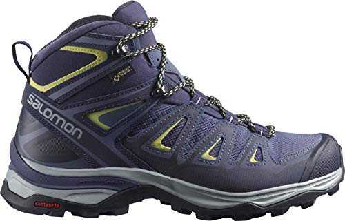 Salomon X Ultra 3 Mid GTX - Women's Crown Blue/Evening Blue/Sunny Lime Shoe Deals Outlet