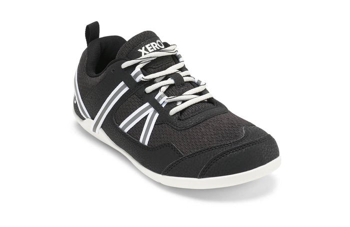 Xero Shoes Prio Running and Fitness Shoe Black / White 6.5 M 818403026547 Shoe Deals Outlet