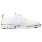 Cole Haan ZeroGrand Stitchlite Wingtip Oxford - Men's Optic White Knit/White Shoe Deals Outlet